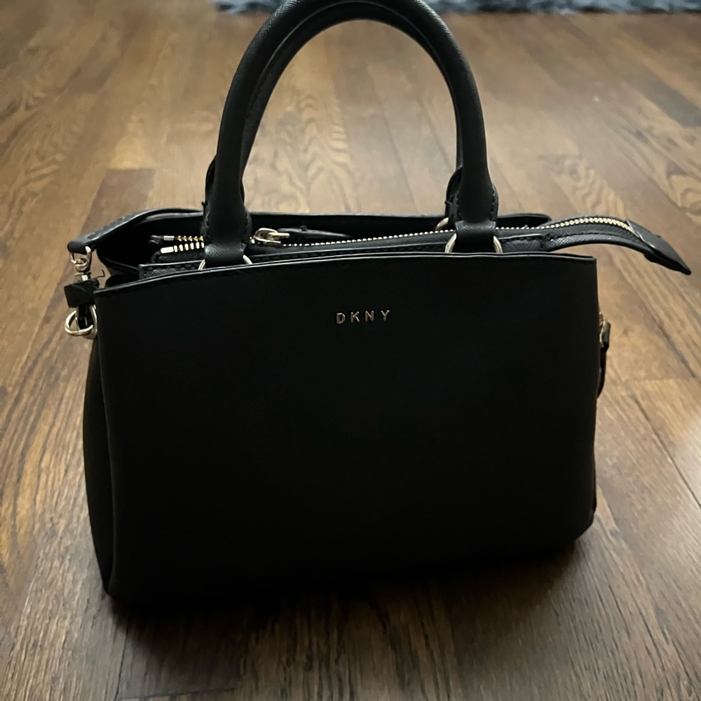 DKNY black and gold purse